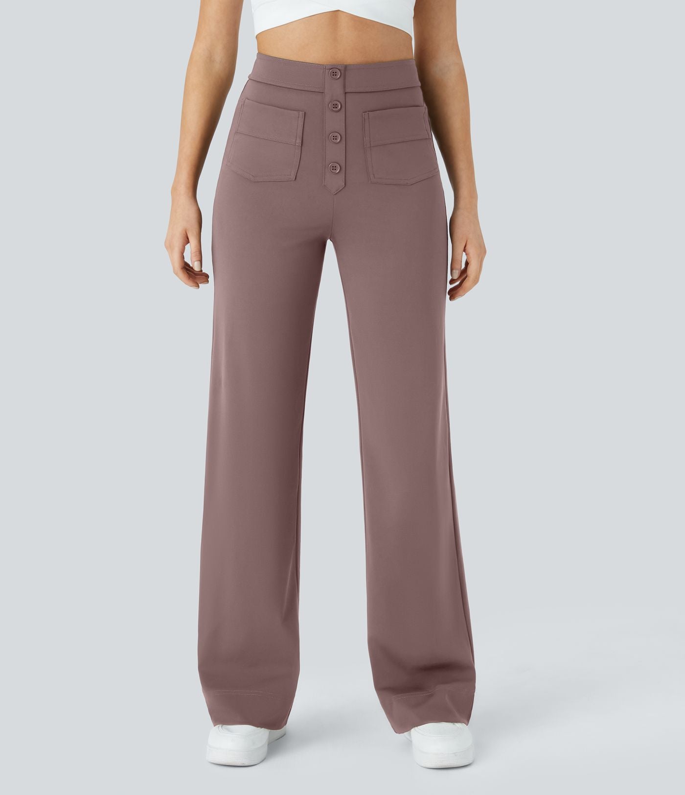 Noor - Comfortabele hoge taille broek