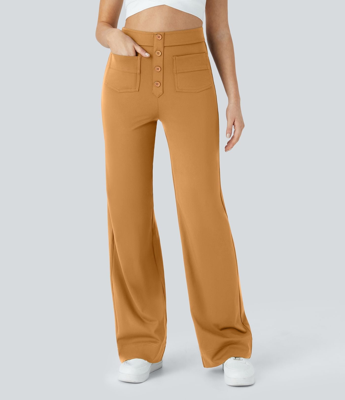 Noor - Comfortabele hoge taille broek