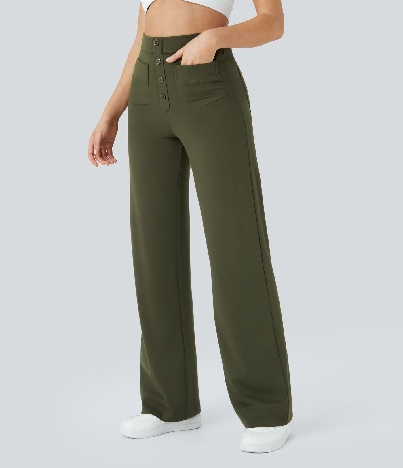 Noor - Comfortabele hoge taille broek