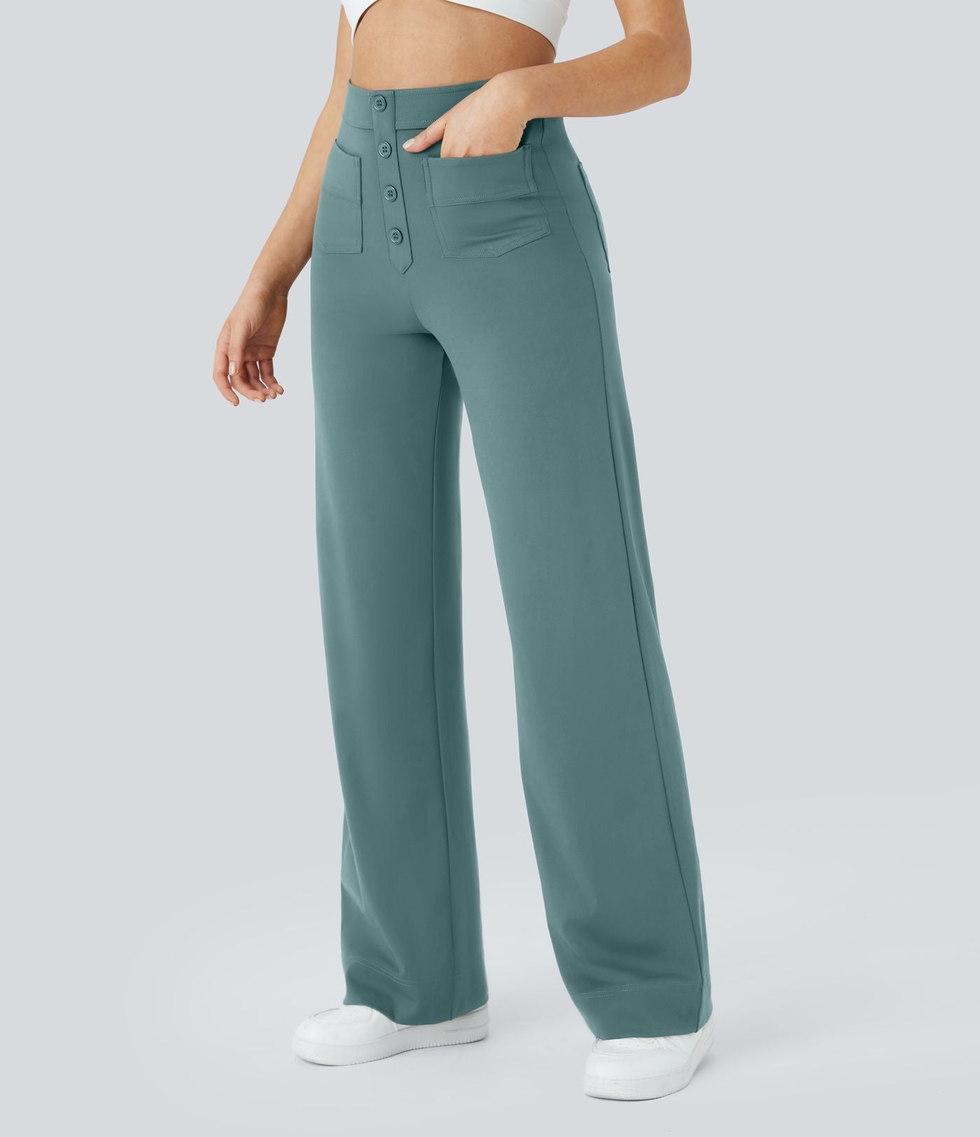 Noor - Comfortabele hoge taille broek