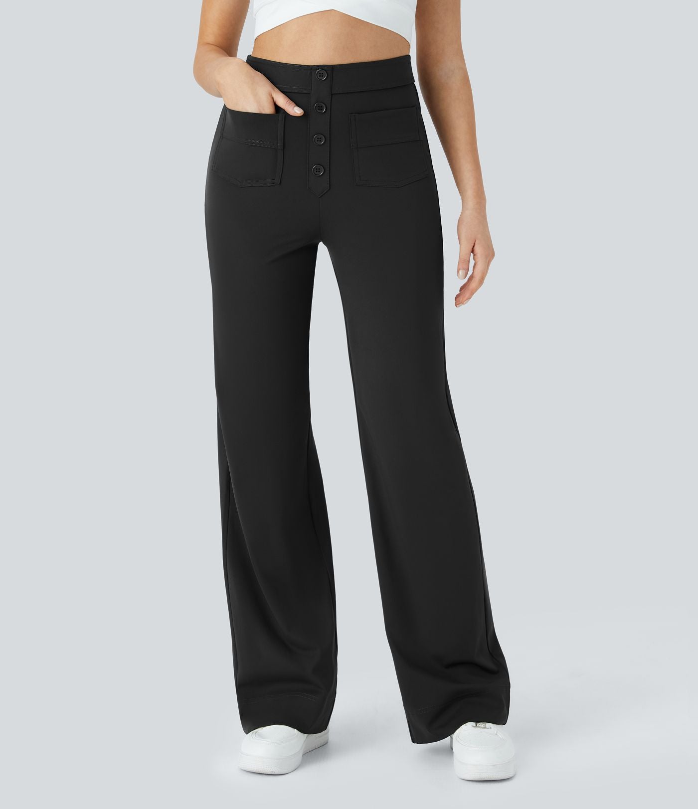 Noor - Comfortabele hoge taille broek