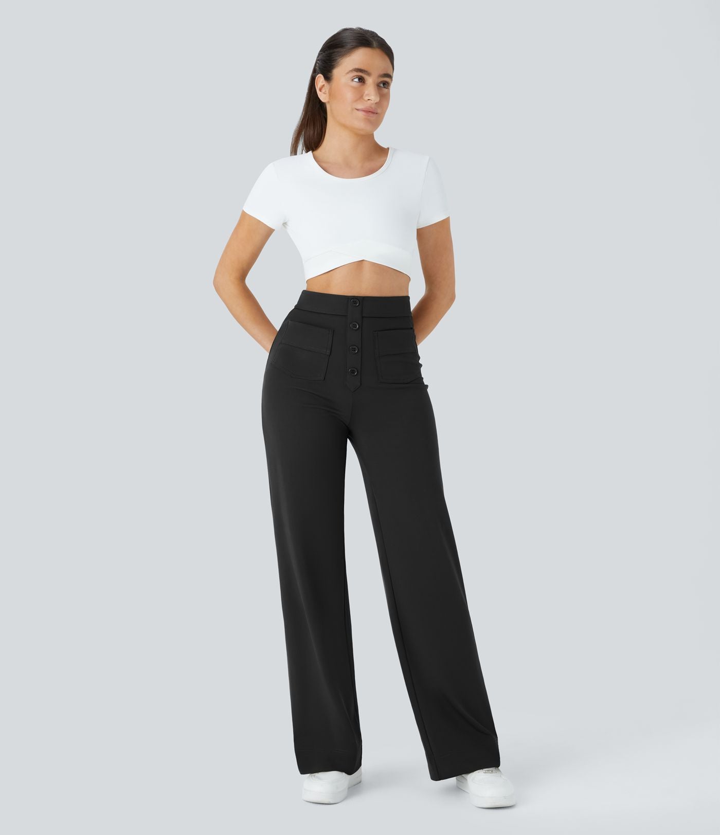 Noor - Comfortabele hoge taille broek