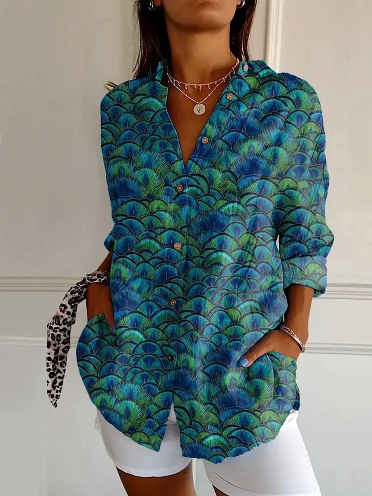 Lindy | Vintage Bloemenprintblouse