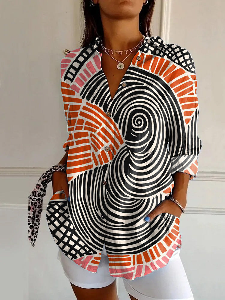 Lindy | Vintage Bloemenprintblouse